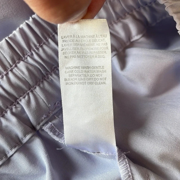 DYNAMITE Sporty Pull-On Shorts Pastel Lavender Elastic Drawstring High Waist M - Picture 8 of 10